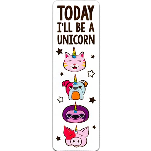 Unicorn Styling Head for Girls - Bundle with Unicorn Styling Head Toy, Stickers, Unicorn Bookmark | Unicorn Gifts for Girls, Kids