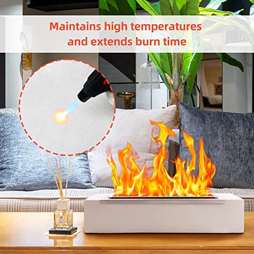 Tabletop Fire Pit Ceramic Wool Wick for ROZATO, KORNIFUL, Danya B, Flammtal, KIZZBY, ROUNDFIRE, to Extend Burning Time, Table Top Firepit Sponge Cotton Core for Bioethanol Rubbing Alcohol Fireplaces