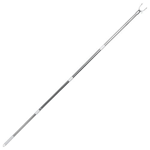 Cabilock Long Reach Pole Closet Pole with Utility Hooks Wardrobe Hook Pole Splicing Pole Hook Balcony Clothing Garment Pole Hook for Clothesline Closet Hanger