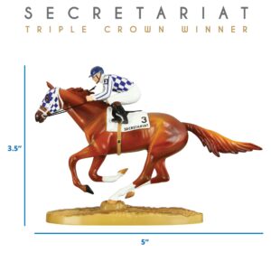 Breyer Horses Secretariat 50th Anniversary Figurine | Limited Edition | Horse Toy Model | 5" x 3.5" | 1:32 Scale | Model #97450