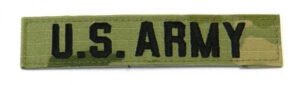 mil-bar ocp us army nametape w/velcro- single