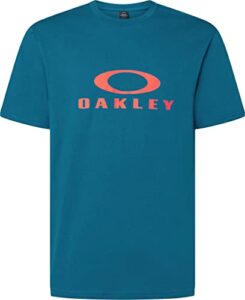 oakley unisex adult o bark 2.0 t-shirt, aurora blue, medium us