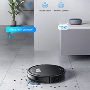 Laresar Robot Vacuums and Mop Combo, Max 4500Pa Suction, Evol 3 Robotic Vacuum Cleaner with Auto Carpet Boost, Self-Charging, App&Remote&Voice Control, Super-Slim, Ideal for Pet Hair and Carpets