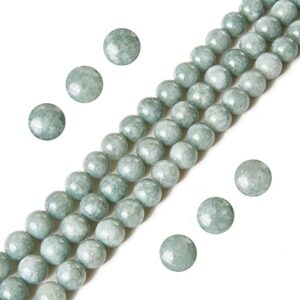 100pcs 6mm burmese jade beads natural gemstone beads round loose beads for jewelry making