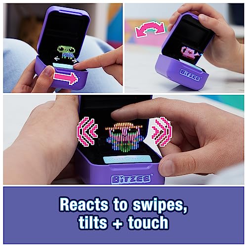 Bitzee, Interactive Toy Digital Pet and Case with 15 Animals Inside, Virtual Electronic Pets React to Touch, Kids Toys for Girls and Boys