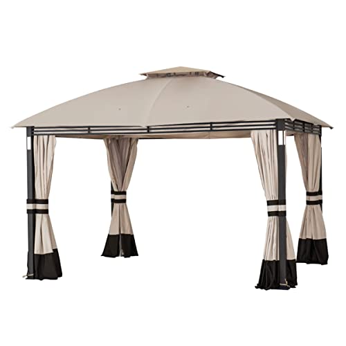 Garden Winds Replacement Canopy Top Cover Compatible with The Crestfield 11X13 Gazebo - RipLock 350