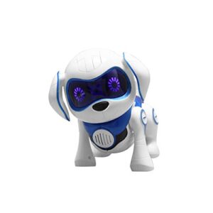 cusstally robot dog electronic pet toys wireless robot will talking remote dog robot pet toy girls blue