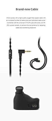 Truthear HOLA Earphone Dynamic in-Ear Minitors with 0.78 2Pin Interchangeable Cable