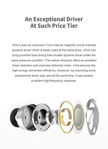 Truthear HOLA Earphone Dynamic in-Ear Minitors with 0.78 2Pin Interchangeable Cable