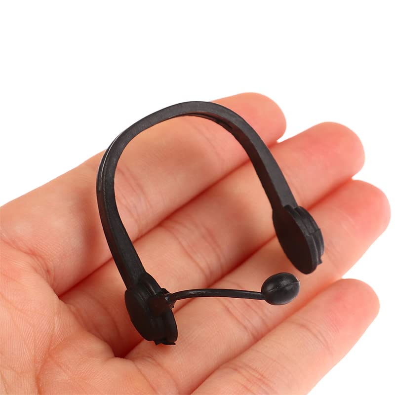 10 Pcs Doll Accessories Mini Headset Model Black Ear Hook Headset Doll Replacement Mini Earphones Doll Accessories Doll Clothing Doll Accessories Doll Clothing And Accessories