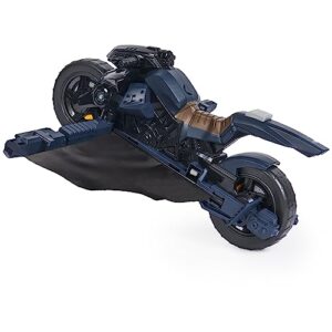 DC Comics, Batman Adventures, Batman Batcycle, Transforming 2-in-1 Batcycle & Batglider, Figure Compatible, Super Hero Kids Toy for Boys and Girls 4+