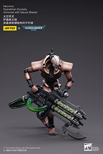 JoyToy Warhammer 40k: Necrons Szarekhan Dynasty Gauss Blaster 1:18 Scale Action Figure