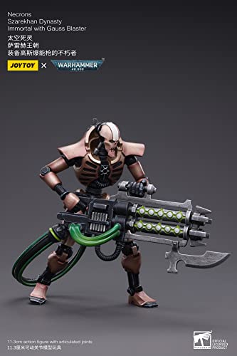 JoyToy Warhammer 40k: Necrons Szarekhan Dynasty Gauss Blaster 1:18 Scale Action Figure