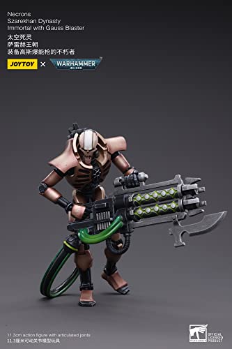 JoyToy Warhammer 40k: Necrons Szarekhan Dynasty Gauss Blaster 1:18 Scale Action Figure