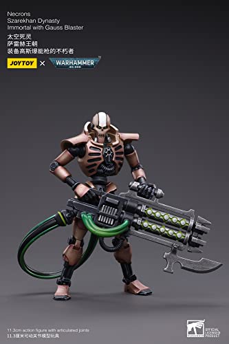 JoyToy Warhammer 40k: Necrons Szarekhan Dynasty Gauss Blaster 1:18 Scale Action Figure