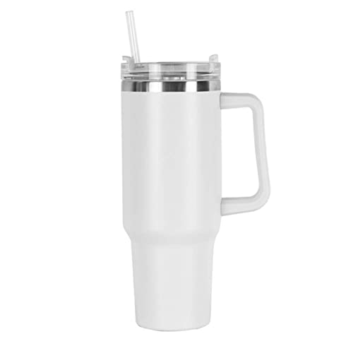 40 oz 2.0 vacuum insulated stainless steel adventurer tumbler (White)