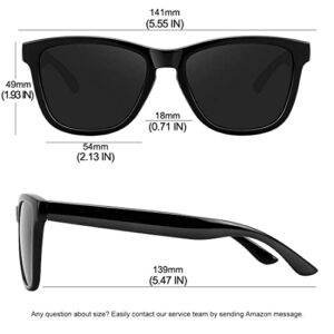 MEETSUN Polarized Sunglasses for Women Men Classic Retro Designer Style Fashion UV400 Protection 3 PACK Black Brown Gradient Pink Mirrored