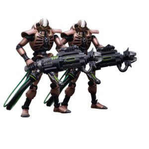 JoyToy 1/18 Warhammer 40,000 Necrons Szarekhan Dynasty lmmortal with Tesla Carbine(Set of 2 Figures)