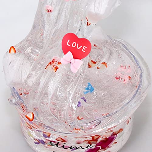 HFCHUPIN 3 Pieces Clear Slime, Party Favor for Kids Girls & Boys,for Anxiety Relief,Ages 6+ Non Sticky,Super Soft Sludge Toy,Bubble DIY Slime, Art Craft Birthday Preschool Education and Party Favors