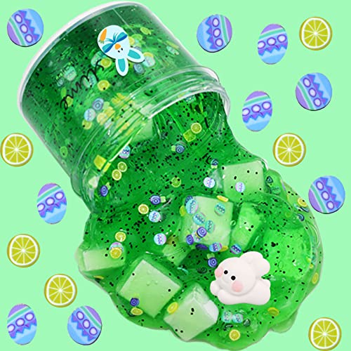 HFCHUPIN 3 Pieces Clear Slime, Party Favor for Kids Girls & Boys,for Anxiety Relief,Ages 6+ Non Sticky,Super Soft Sludge Toy,Bubble DIY Slime, Art Craft Birthday Preschool Education and Party Favors