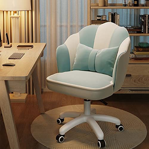 Office Chair Cute Petal Desk Chair, Modern Fabric Home Butterfly Chairs Height Adjustable Makeup Computer