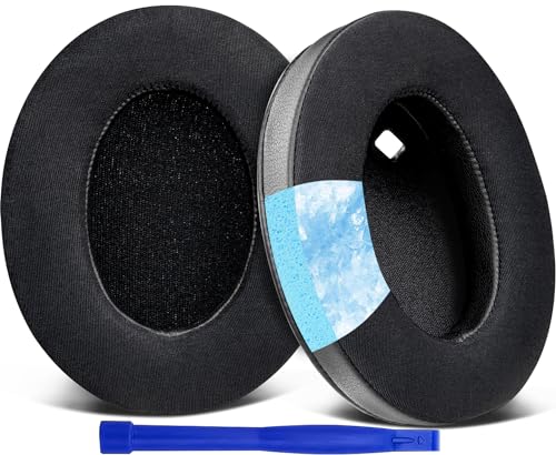 SOULWIT Cooling-Gel Earpads Replacement for Sony WH-1000XM4 (WH1000XM4) Headphones, Ear Pads Cushions with High-Density Noise Isolation Foam, Added Thickness, Without Affecting Sensor - Black