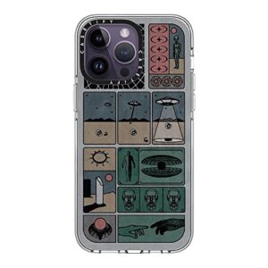 casetify clear iphone 14 pro max case [not yellowing / 6.6ft drop protection/compatible with magsafe] - research by other minerals