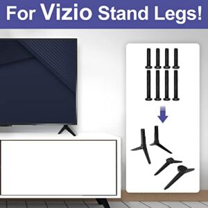 TV Stand Screws for Vizio TV Stand Legs Screws Kit, for Vizio 32” 50” 55” 58” TV Legs 32H-G9 D32F-G4 V505-J01 V555-H11 V555-G1 V555-J01 M556-H1 V585-H11 V585X-H1 V585-H1 Universal TV Mount Screws