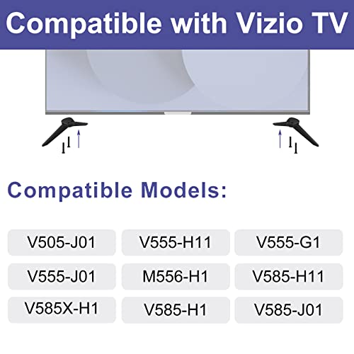 TV Stand Screws for Vizio TV Stand Legs Screws Kit, for Vizio 32” 50” 55” 58” TV Legs 32H-G9 D32F-G4 V505-J01 V555-H11 V555-G1 V555-J01 M556-H1 V585-H11 V585X-H1 V585-H1 Universal TV Mount Screws