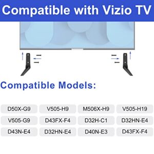 TV Stand Screws for Vizio TV Stand Legs Screws Kit, for Vizio 32” 40” 43” 50” TV Legs D50X-G9 V505-H9 M506X-H9 V505-H19 V505-G9 D43FX-F4 D32H-C1 D32HN-E4 D43N-E4 D40N-E3 Universal TV Mount Screws