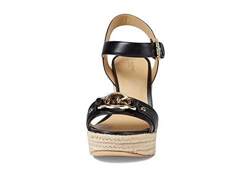 Michael Kors Rory Wedge Espadrille Black 9 M