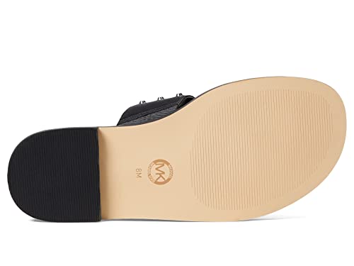 Michael Kors Jagger Flat Sandal Black 10 M