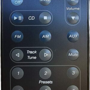 GENGQIANSI Replacement Remote for US-Bose Acoustic Wave Music System Remote Control for CD3000 AWMS Black SEA#