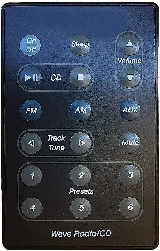 GENGQIANSI Replacement Remote for US-Bose Acoustic Wave Music System Remote Control for CD3000 AWMS Black SEA#