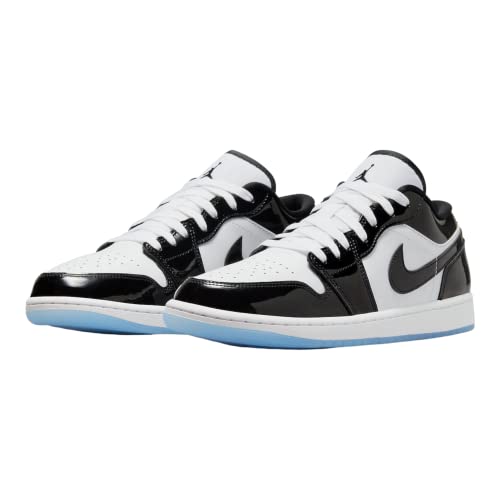 Jordan Youth Air 1 Low SE GS DV1333 100 Concord - Size 5Y White/Black