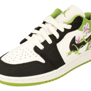 Jordan Youth Air 1 Low SE GS DQ8389 100 Floral - Size 7Y