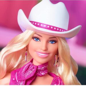 Barbie: The Movie Collectible Doll Margot Robbie as in Pink Western Outfit