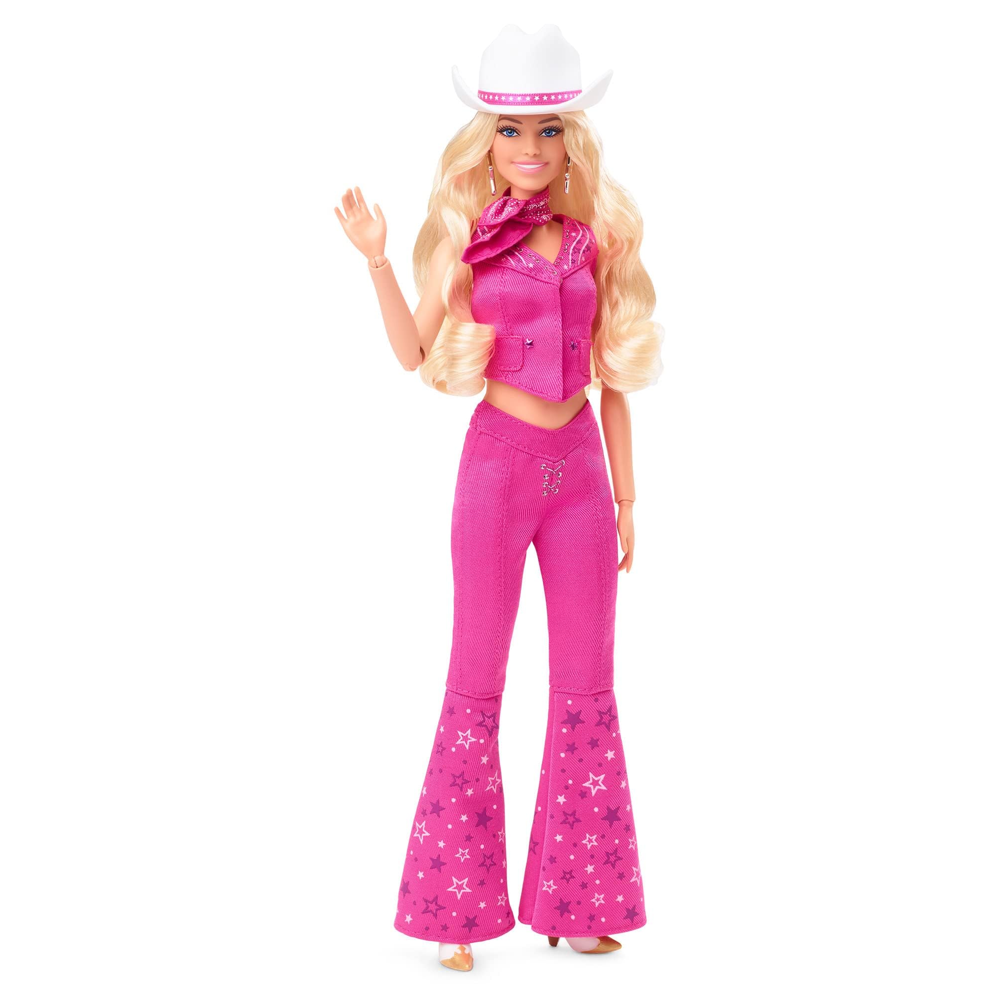 Barbie: The Movie Collectible Doll Margot Robbie as in Pink Western Outfit