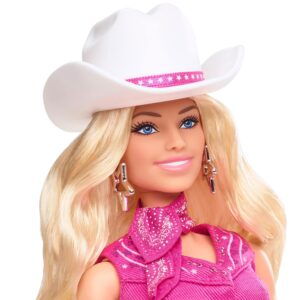 Barbie: The Movie Collectible Doll Margot Robbie as in Pink Western Outfit