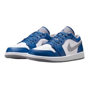 Jordan Mens Air Jordan 1 Low 553558 412 True Blue - Size 9