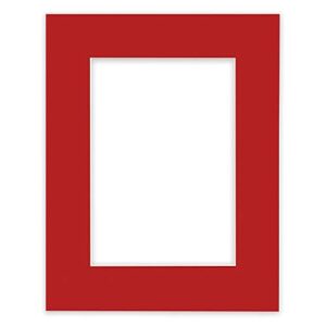 Craig Frames B550 Pre-Cut Mat Board for 19x27 Print, 24x32, Cardinal Red