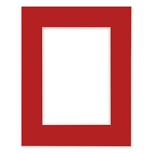 Craig Frames B550 Pre-Cut Mat Board for 19x27 Print, 24x32, Cardinal Red