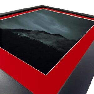 Craig Frames B550 Pre-Cut Mat Board for 19x27 Print, 24x32, Cardinal Red