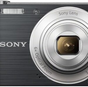 Sony Cyber-Shot W810 20MP Black Digital Camera (Renewed)
