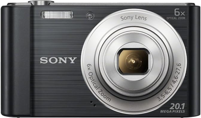 Sony Cyber-Shot W810 20MP Black Digital Camera (Renewed)