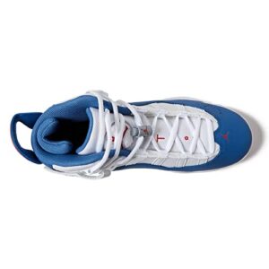 Jordan Boy's 6 Rings (Big Kid) White/True Blue/University Red 7 Big Kid M