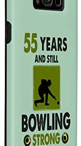 Galaxy S8+ Lawn Bowls 55th Birthday Idea For Men & Funny Lawn Bowling Case