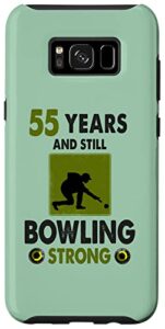 galaxy s8+ lawn bowls 55th birthday idea for men & funny lawn bowling case