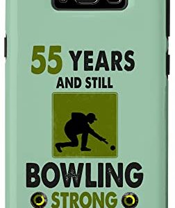 Galaxy S8+ Lawn Bowls 55th Birthday Idea For Men & Funny Lawn Bowling Case