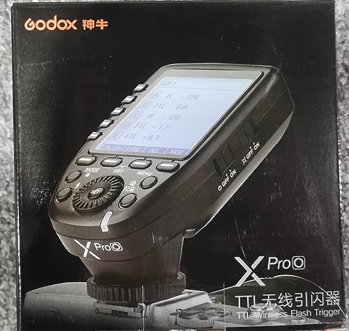 Godox XProII XProII-O XProIIO Flash Trigger for Olympus Panasonic, TTL Wireless Transmitter 2.4G HSS 1/8000S Bluetooth Connection, Large Screen Trigger for Olympus, Panasonic Cameras (Xpro-O Upgraded)